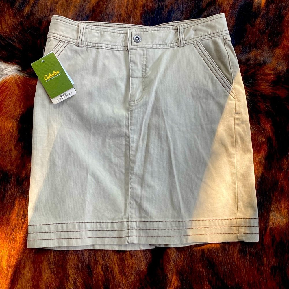 Cabela’s Bedford Cord Skirt NWT